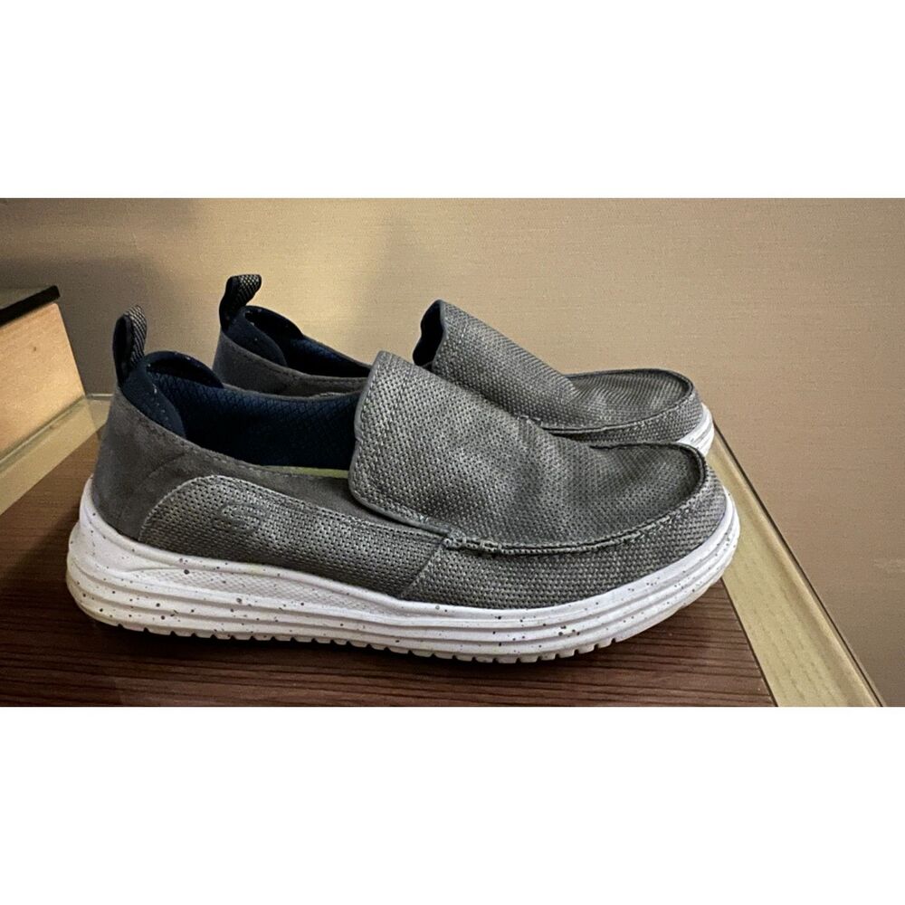 Men's Skechers Proven Renco Slip On Loafer Charcoal Size 9.5